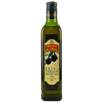 Maestro de Oliva Extra Virgin Unrefined Olive Oil 0.5l - buy, prices for Chudo Market - photo 1