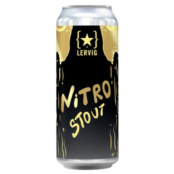 Пиво Lervig Nitro Stout темне нефільтроване 4,7% 0,44л