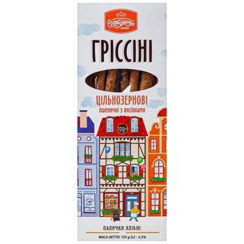 Rumyanets Grissini Wholegrain Breadcrumbs with Bran 125g - buy, prices for Auchan - photo 2