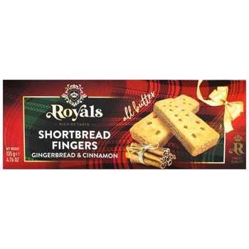 Печиво Royals Shortbread Fingers зі спеціями та корицею 135г - купити, ціни на METRO - фото 3