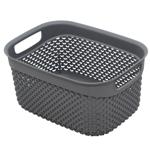 Корзина Ucsan Plastik Drop 1,5л серый металлик