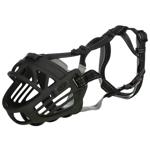 Намордник Trixie Muzzle Flex силіконовий XL-XXL 39см чорний