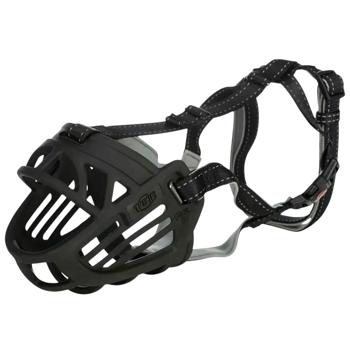 Намордник Trixie Muzzle Flex силіконовий XL-XXL 39см чорний - купити, ціни на MasterZoo - фото 1
