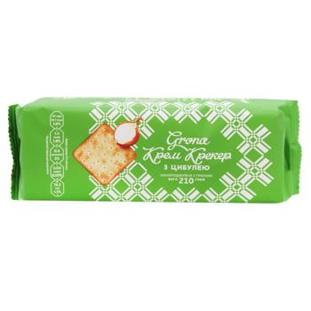 Крекер Grona з цибулею 210г - купити, ціни на NOVUS - фото 1