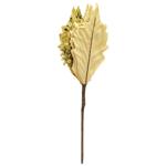 Пуансетія штучна золота 24см