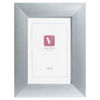 Рамка 30V-YS285-38v 10*15 срібло, пластик, ДВП, скло/оргскло, Velista, шт - купить, цены на Идеал - фото 1