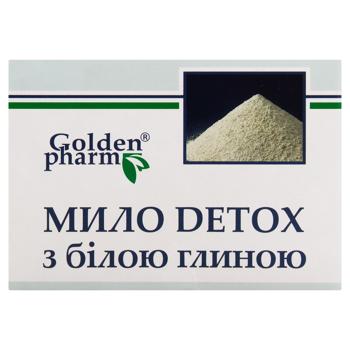 Мило Golden Pharm Detox з білою глиною 70г - купити, ціни на - фото 2