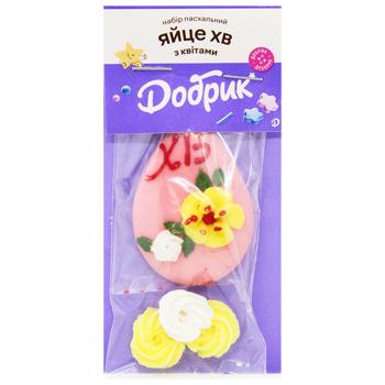 Набір кондитерських декорацій Добрик Яйце ХВ з квітами - купити, ціни на МегаМаркет - фото 3
