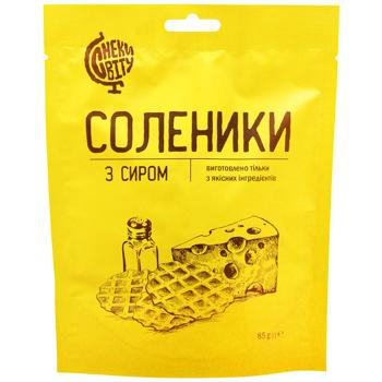 Sneky Svitu Solenyky Crispy Snacks with Cheese 85g - buy, prices for NOVUS - photo 1