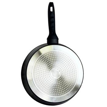 Сковорода алюм. з криш. Intrendo Black Space 28см IN1028BS - купить, цены на Таврия В - фото 3