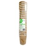 Auchan Kraft Corrugated Cup 250ml 20pcs