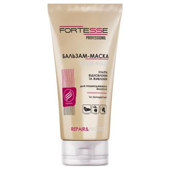 Бальзам-маска Fortesse Professional Repair&Protect відновлююча для сухого, пошкодженого волосся, що потребує живлення 200мл - купити, ціни на NOVUS - фото 1