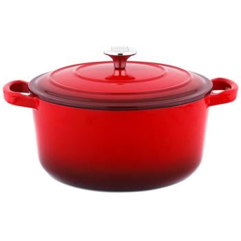 Metro Professional Red Cast Iron Saucepan 28cm - buy, prices for - photo 1