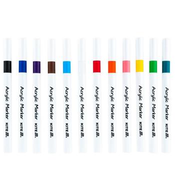 Маркери акрилові Kite Creative K-1156 12шт - купити, ціни на КОСМОС - фото 2