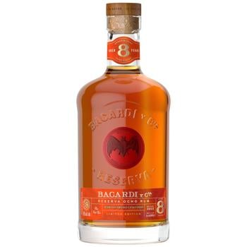 Bacardi Reserva Ocho Gold 8yo Rum 40% 0.7l - buy, prices for - photo 1