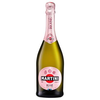 Вино игристое Martini Rose полусухое розовое 9,5% 0,75л