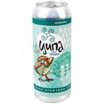 Пиво Ципа Под травом полутемное нефильтрованное 5,5% 0,5л