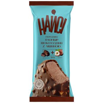 Naysi Chocolate Ice Cream with Hazelnuts 80g - buy, prices for Ideal - photo 1