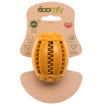 Ecomfy Dental Rugby Meaty Treat Ball Toy for Dogs 8x6.5cm Color in Assortment - buy, prices for MasterZoo - photo 5