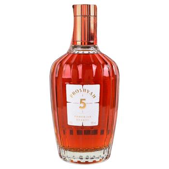 Proshyan 5 Years Armenian Cognac 40% 0.5l - buy, prices for AlcoHub - photo 1