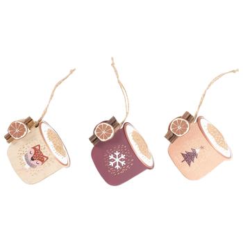 Actuel Cup Christmas Tree Pendant 9cm in assortment