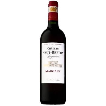 Вино Chateau Haut Breton Larigaudiere Margaux 2019 0,75 л сух. червон.