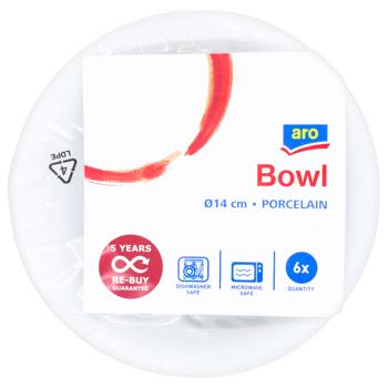 Aro Porcelain Bowl 350ml 14cm 6pcs - buy, prices for METRO - photo 3