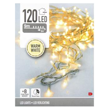 Koopman Outdoor Electric Garland 120 LED 12m Warm White in Assortment - buy, prices for NOVUS - photo 2