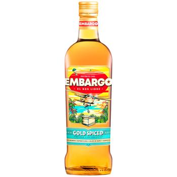 rum embargo 35% 700ml glass bottle France
