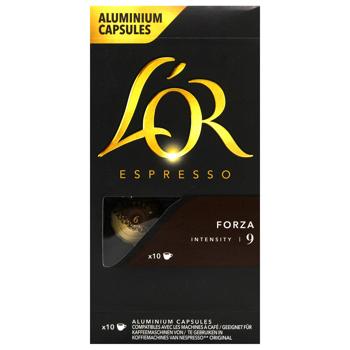Кава в капсулах L'OR Espresso Forza 5,2г*10шт - купити, ціни на Чудо Маркет - фото 2