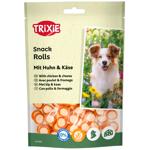 Trixie Snack Rolls Dog Snack with Chicken and Cheese 100g