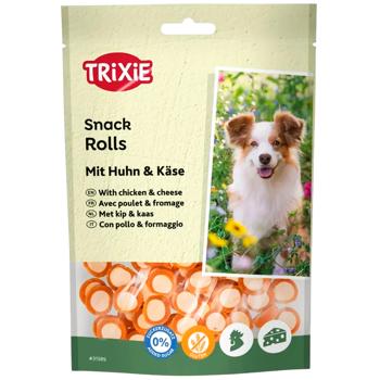 Ласощі для собак Trixie Snack Rolls з куркою та сиром 100г - купити, ціни на MasterZoo - фото 1