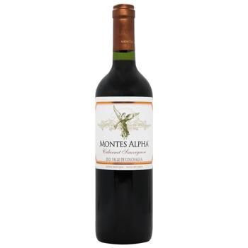 Montes Alpha Cabernet Sauvignon Red Dry Wine 14% 0.75l - buy, prices for ULTRAMARKET - photo 1