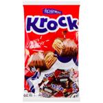 Цукерки Roshen Krock з арахісовою пастою