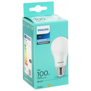 Лампа Philips LED 100W A60 E27 6500К CDLFRND 1PF/6DISC - купити, ціни на КОСМОС - фото 1