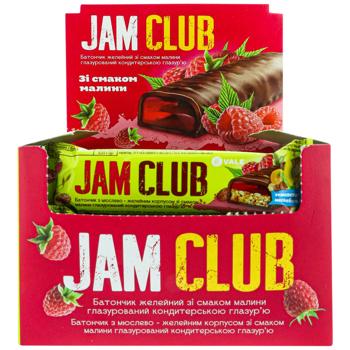 Батончик Vale Jam Club мюслево-желейный со вкусом малины глазури 40г - купить, цены на Эпицентр FOOD - фото 2