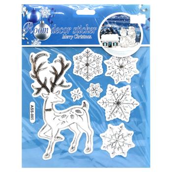 Наклейки новогодние Angel Gifts в ассортименте - купить, цены на МегаМаркет - фото 2