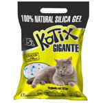 Наполнитель гигиенический Kotix Gigante для кошек силикагелевый 15л