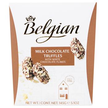 Belgian Truffles with White Chocolate Flakes 145g - buy, prices for WINETIME - photo 3