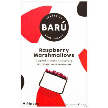 Маршмелоу Baru Малина в чорному шоколаді 120г - купити, ціни на МегаМаркет - фото 2