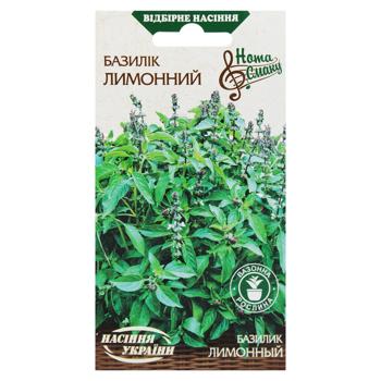 Semena Ukrayny Lemon Basil Seeds 0.25g - buy, prices for MegaMarket - photo 1