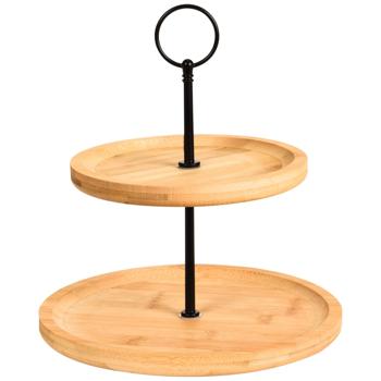 Bamboo 2 Levels Serving Dish