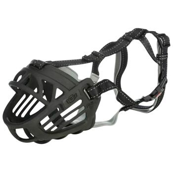 Намордник Trixie Muzzle Flex силиконовый L 27см черный