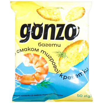 Gonzo Tiger Shrimp Flavored Baguettes 50g - buy, prices for EKO Market - photo 1