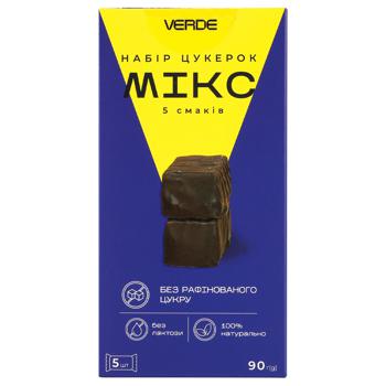 Цукерки Verde Мікс 5 смаків 90г - купити, ціни на КОСМОС - фото 1