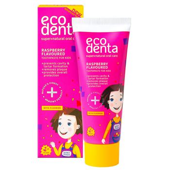 Ecodenta Raspberry Flavored Baby Toothpaste from 3 Years 75ml - buy, prices for NOVUS - photo 1