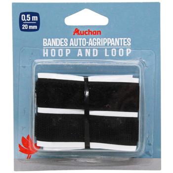 Набор лент-фиксаторов Auchan 50см х 20мм 2шт - купить, цены на Auchan - фото 1
