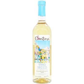 Вино La Cantina Vino Secco Bianco белое сухое 9,5-14% 0,75л