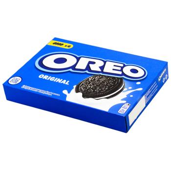 Печенье Oreo с какао и кремовой начинкой ванильного вкуса 228г - купить, цены на - фото 4