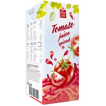 Сок Fine Life томатный 1л - купить, цены на METRO - фото 1